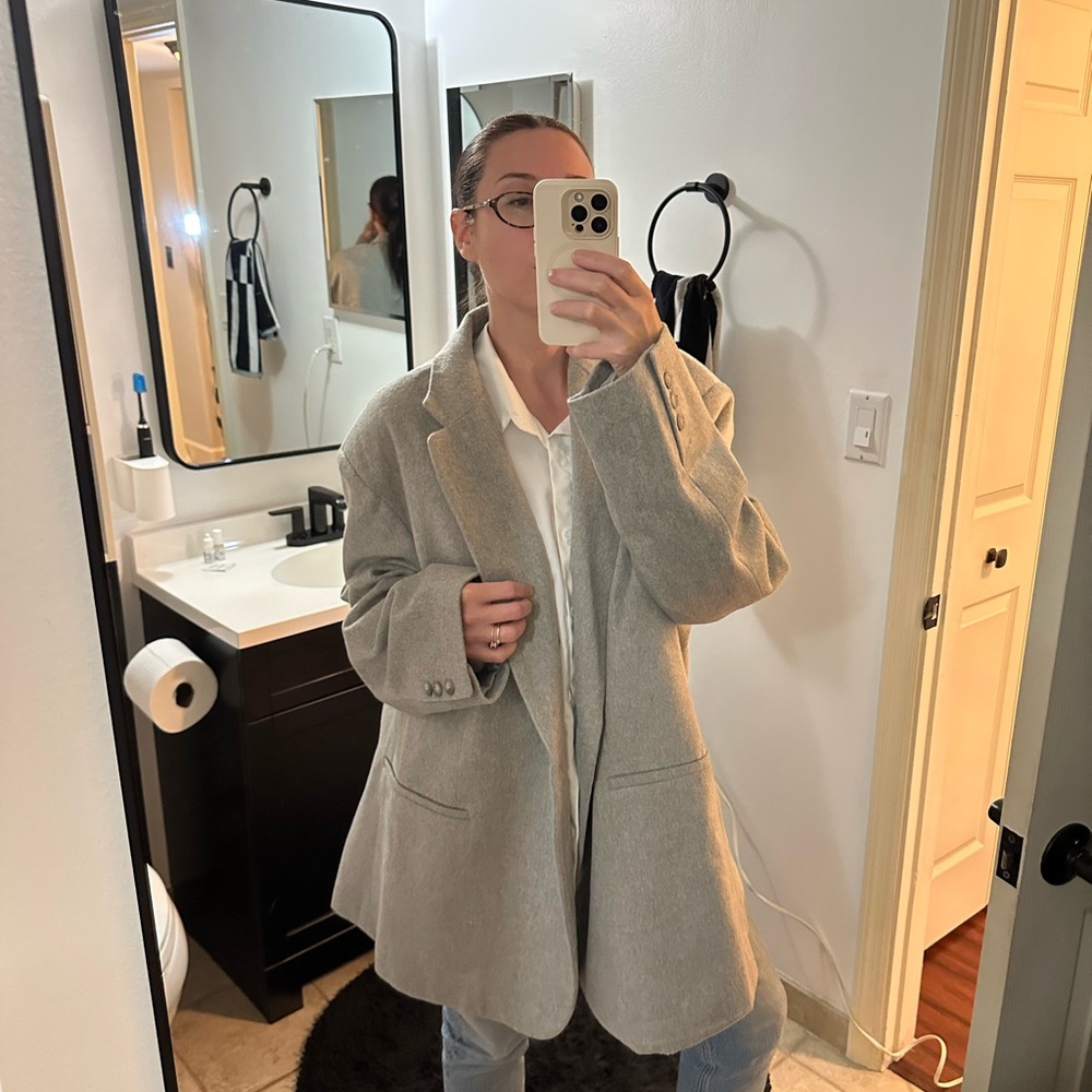 ASOS Gray Blazer - Picture 3 of 6